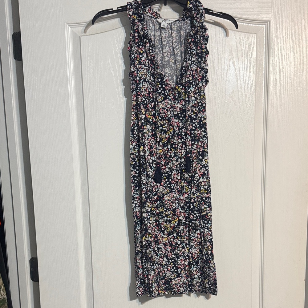 Crown & Ivy Floral Sleeveless Mini Dress - Multicolor